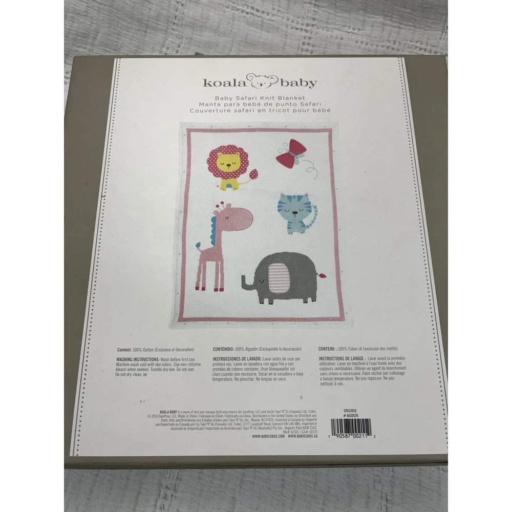 NEW Koala Baby Safari Knit Blanket